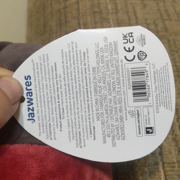 #701NWT Squishmallows Kellytoy Plush Harry Potter 10" Toy. - Picture 7 of 11